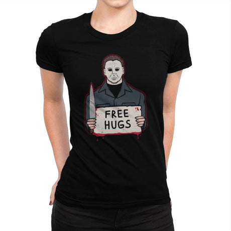 Free Hugs Yay - Womens Premium T-Shirts RIPT Apparel Small / Indigo