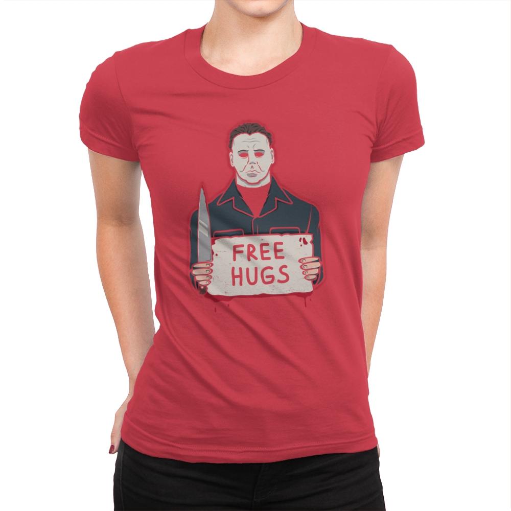 Free Hugs Yay - Womens Premium T-Shirts RIPT Apparel Small / Red