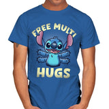 Free Multi Hugs - Mens T-Shirts RIPT Apparel Small / Royal