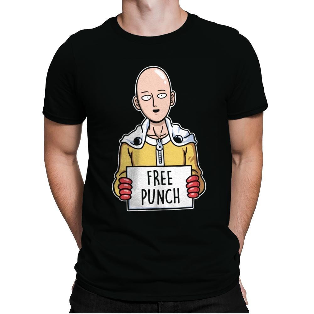 Free Punch - Mens Premium T-Shirts RIPT Apparel Small / Black