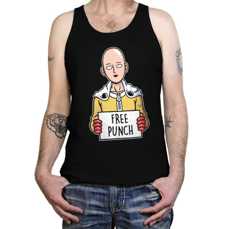 Free Punch - Tanktop Tanktop RIPT Apparel X-Small / Black