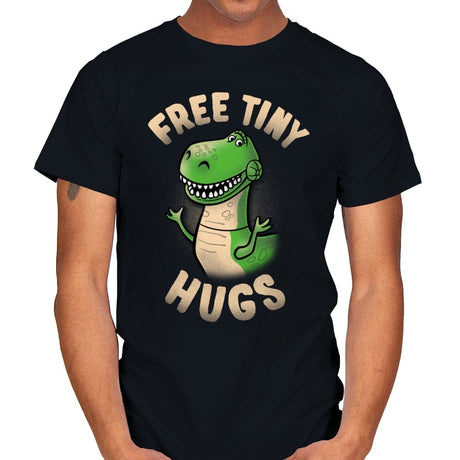 Free Tiny Hugs - Mens T-Shirts RIPT Apparel Small / Black