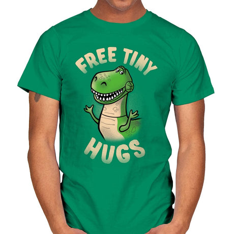 Free Tiny Hugs - Mens T-Shirts RIPT Apparel Small / Kelly