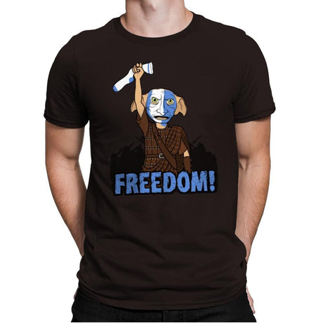 Freedobby - Raffitees - Mens Premium T-Shirts RIPT Apparel Small / Dark Chocolate