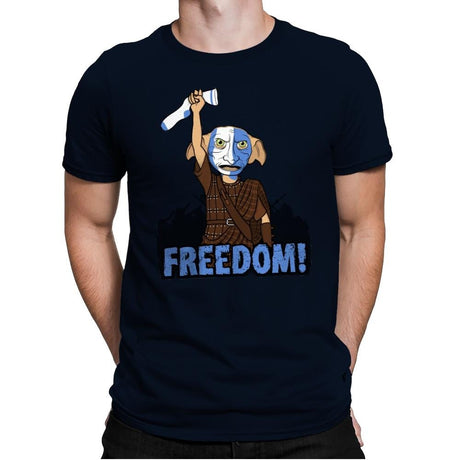 Freedobby - Raffitees - Mens Premium T-Shirts RIPT Apparel Small / Midnight Navy