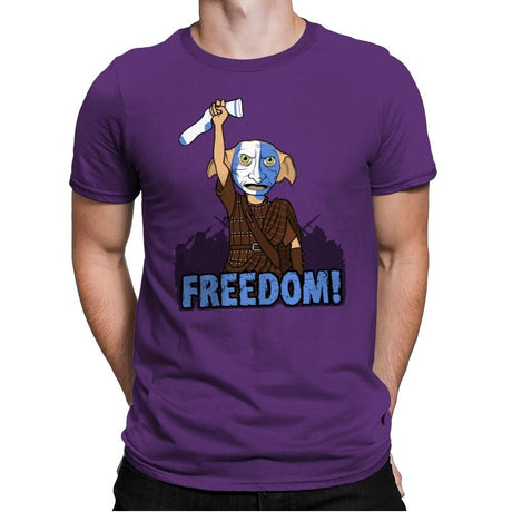Freedobby - Raffitees - Mens Premium T-Shirts RIPT Apparel Small / Purple Rush