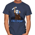 Freedobby - Raffitees - Mens T-Shirts RIPT Apparel Small / Navy