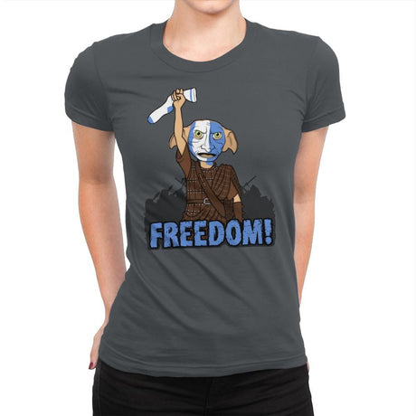Freedobby - Raffitees - Womens Premium T-Shirts RIPT Apparel Small / Heavy Metal