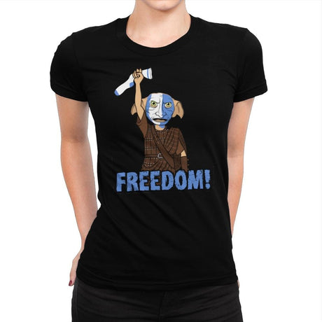 Freedobby - Raffitees - Womens Premium T-Shirts RIPT Apparel Small / Indigo