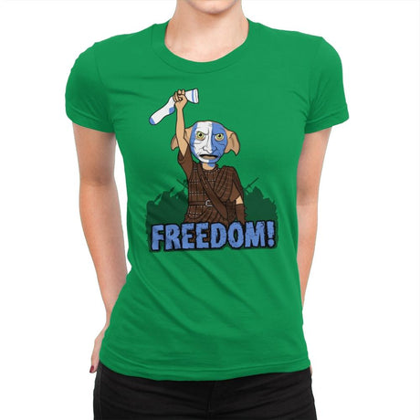 Freedobby - Raffitees - Womens Premium T-Shirts RIPT Apparel Small / Kelly Green