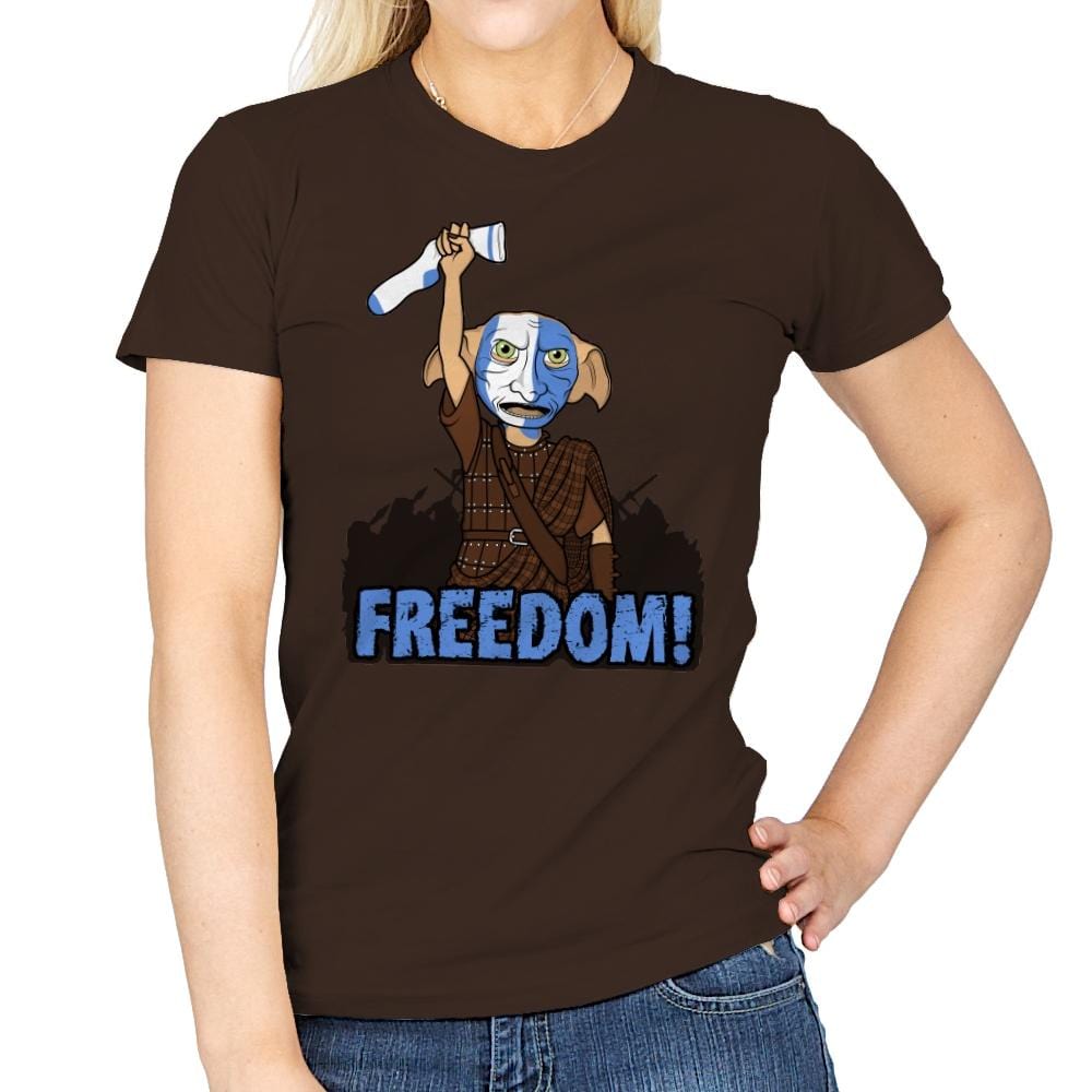 Freedobby - Raffitees - Womens T-Shirts RIPT Apparel Small / Dark Chocolate