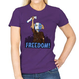 Freedobby - Raffitees - Womens T-Shirts RIPT Apparel Small / Purple
