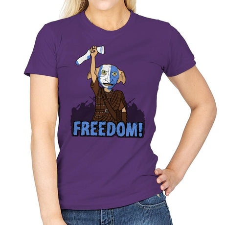 Freedobby - Raffitees - Womens T-Shirts RIPT Apparel Small / Purple
