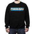Freedom - Crew Neck Sweatshirt Crew Neck Sweatshirt RIPT Apparel Small / Black