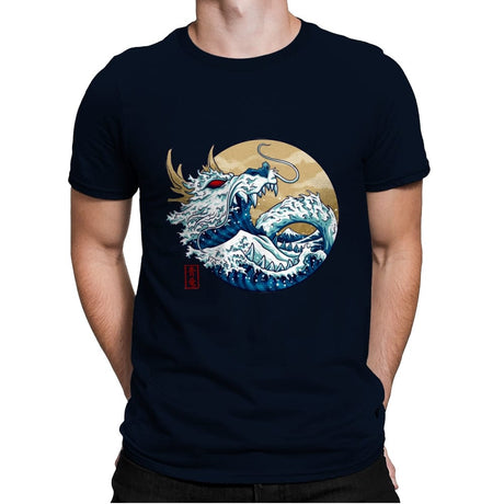 Freedom Fighter - Mens Premium T-Shirts RIPT Apparel Small / Midnight Navy