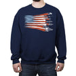Freedom Fighters - Crew Neck Sweatshirt Crew Neck Sweatshirt RIPT Apparel Small / Navy