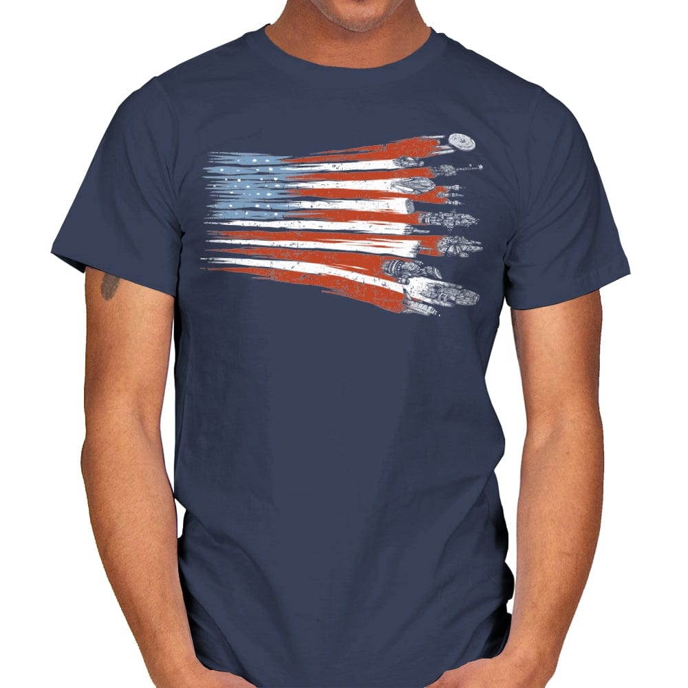 Freedom Fighters - Mens T-Shirts RIPT Apparel Small / Navy