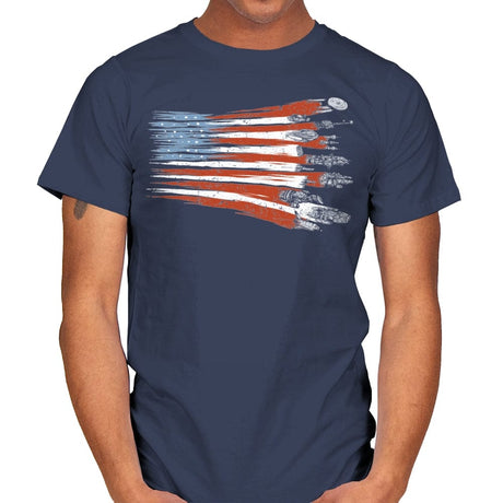 Freedom Fighters - Mens T-Shirts RIPT Apparel Small / Navy