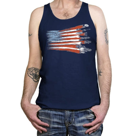 Freedom Fighters - Tanktop Tanktop RIPT Apparel X-Small / Navy