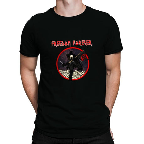 Freedom Forever - Mens Premium T-Shirts RIPT Apparel Small / Black