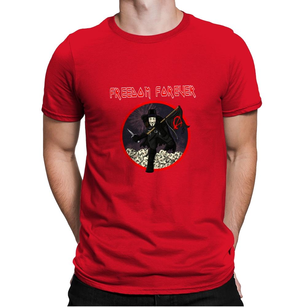 Freedom Forever - Mens Premium T-Shirts RIPT Apparel Small / Red