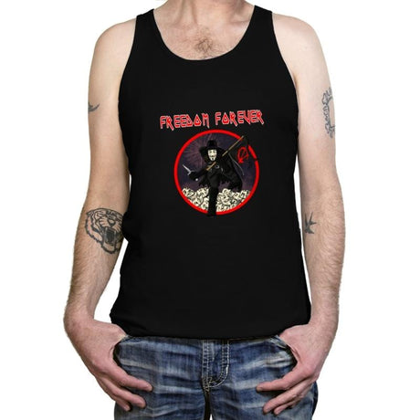 Freedom Forever - Tanktop Tanktop RIPT Apparel X-Small / Black