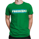 Freedom - Mens Premium T-Shirts RIPT Apparel Small / Kelly