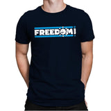 Freedom - Mens Premium T-Shirts RIPT Apparel Small / Midnight Navy