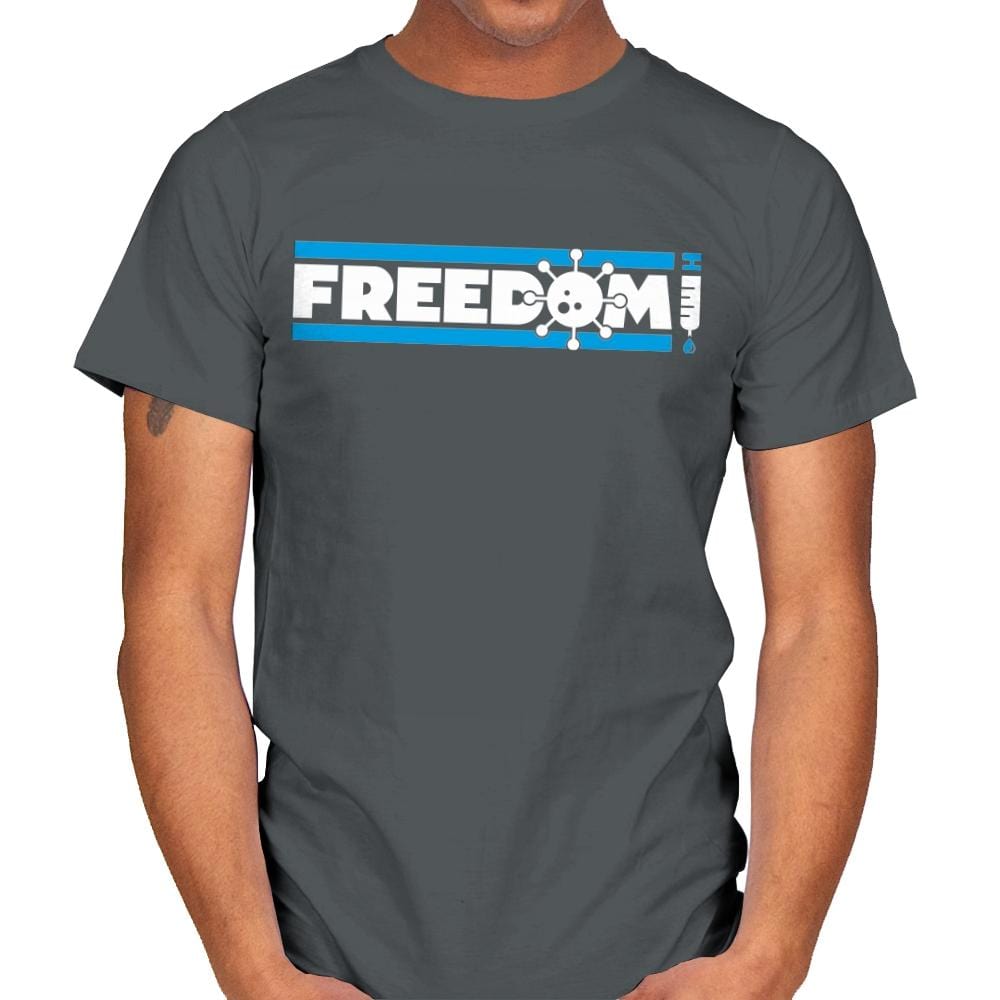 Freedom - Mens T-Shirts RIPT Apparel Small / Charcoal