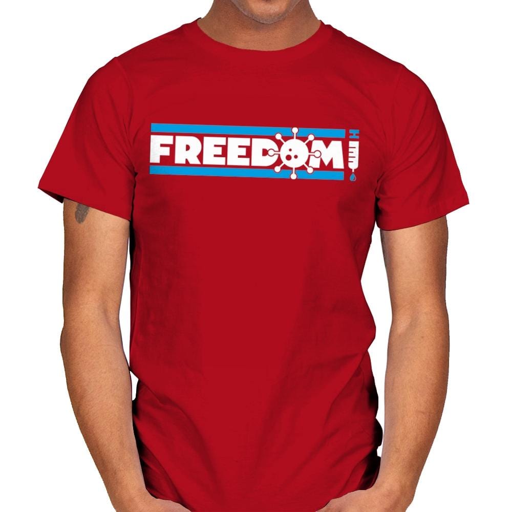 Freedom - Mens T-Shirts RIPT Apparel Small / Red
