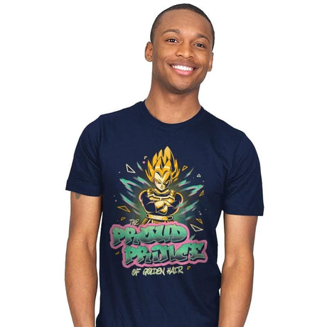 Fresh Proud Prince - Mens T-Shirts RIPT Apparel Small / Navy