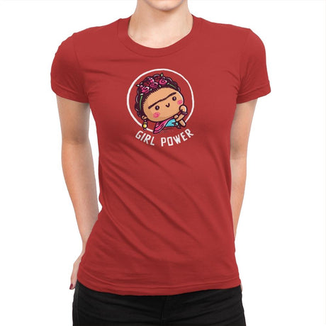 Frida Power - Womens Premium T-Shirts RIPT Apparel Small / Red