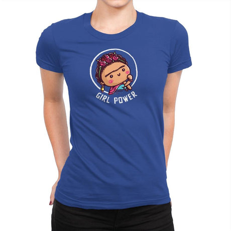 Frida Power - Womens Premium T-Shirts RIPT Apparel Small / Royal