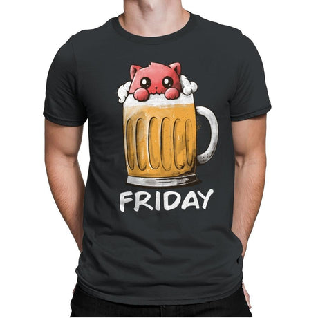 Friday Fun Day - Mens Premium T-Shirts RIPT Apparel Small / Heavy Metal