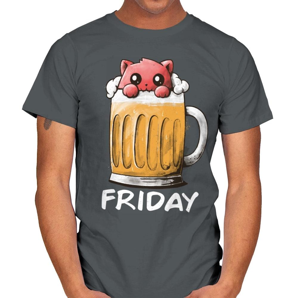 Friday Fun Day - Mens T-Shirts RIPT Apparel Small / Charcoal
