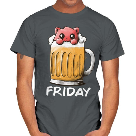 Friday Fun Day - Mens T-Shirts RIPT Apparel Small / Charcoal