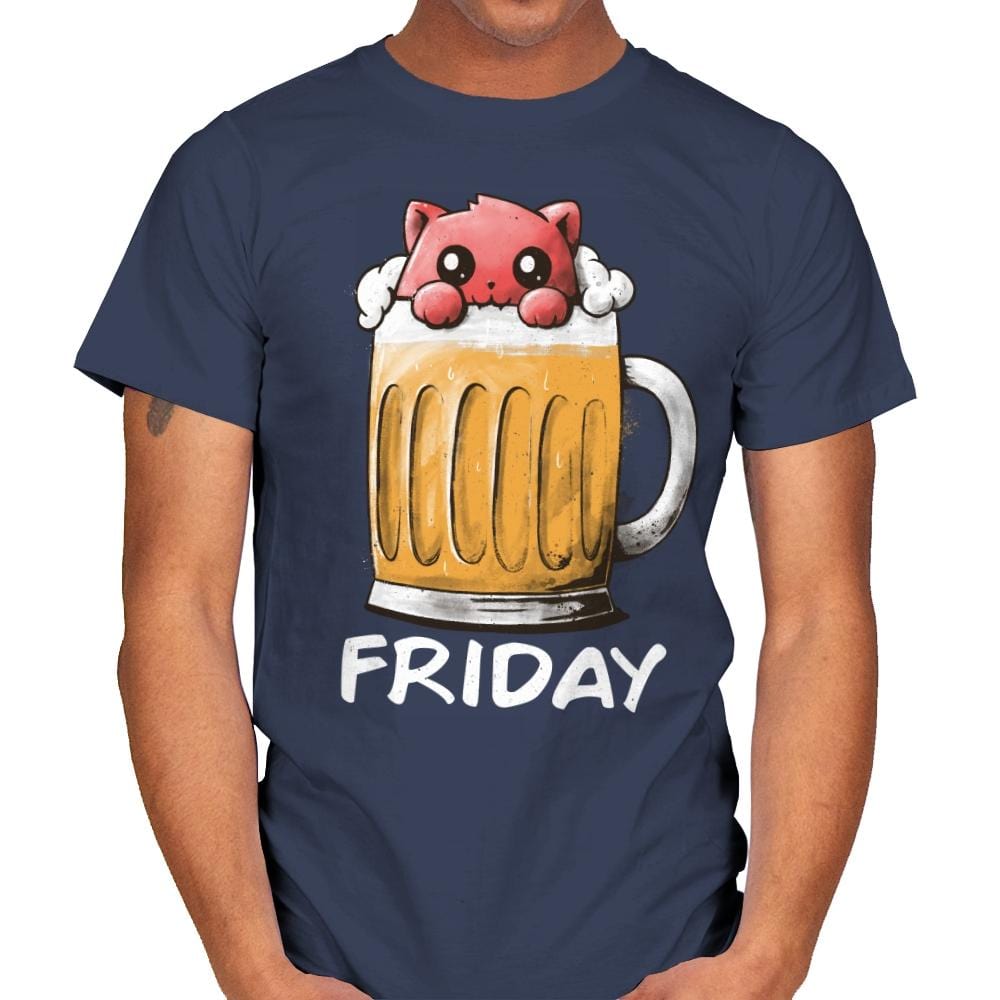 Friday Fun Day - Mens T-Shirts RIPT Apparel Small / Navy