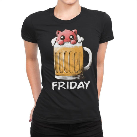 Friday Fun Day - Womens Premium T-Shirts RIPT Apparel Small / Black