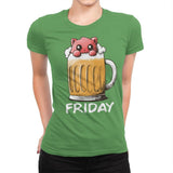 Friday Fun Day - Womens Premium T-Shirts RIPT Apparel Small / Kelly