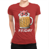 Friday Fun Day - Womens Premium T-Shirts RIPT Apparel Small / Red