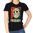 Friday! - Womens T-Shirts RIPT Apparel Small / Black
