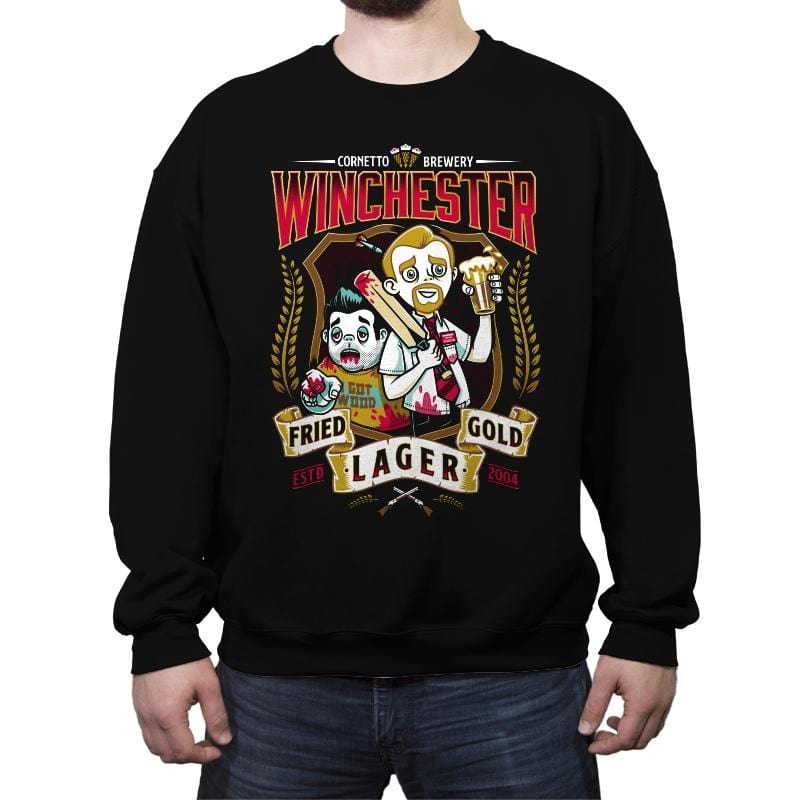 Fried Gold Lager - Crew Neck Sweatshirt Crew Neck Sweatshirt RIPT Apparel