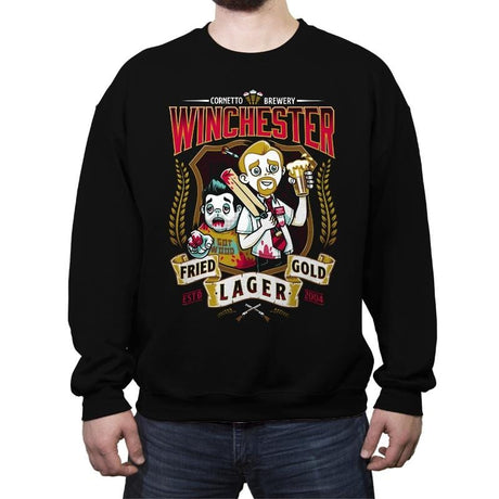 Fried Gold Lager - Crew Neck Sweatshirt Crew Neck Sweatshirt RIPT Apparel