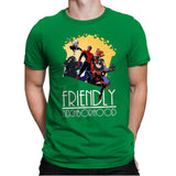 Friendly Neighborhood - Anytime - Mens Premium T-Shirts RIPT Apparel Small / Kelly Green
