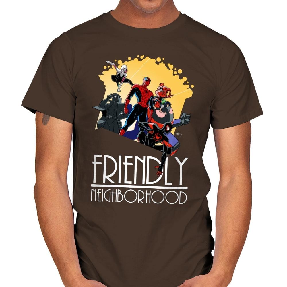 Friendly Neighborhood - Anytime - Mens T-Shirts RIPT Apparel Small / Dark Chocolate