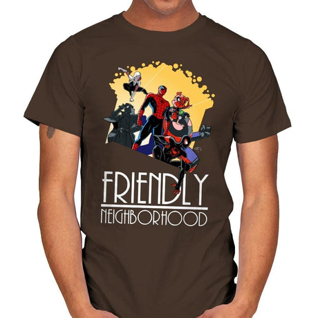 Friendly Neighborhood - Anytime - Mens T-Shirts RIPT Apparel Small / Dark Chocolate