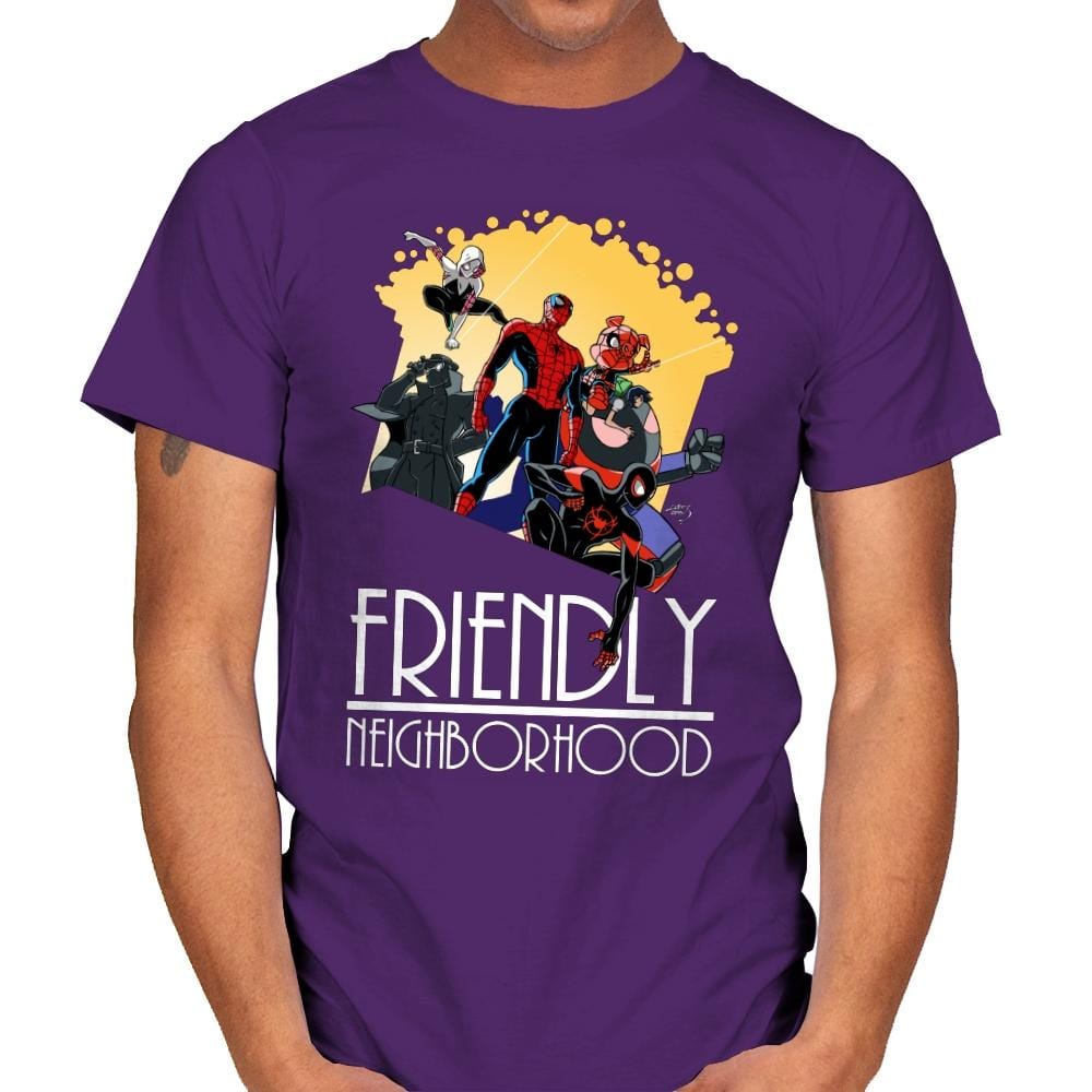 Friendly Neighborhood - Anytime - Mens T-Shirts RIPT Apparel Small / Purple