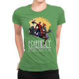 Friendly Neighborhood - Anytime - Womens Premium T-Shirts RIPT Apparel Small / Kelly Green