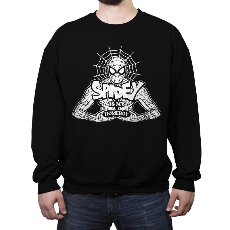 Friendly Neighborhood Homeboy - Crew Neck Sweatshirt Crew Neck Sweatshirt RIPT Apparel