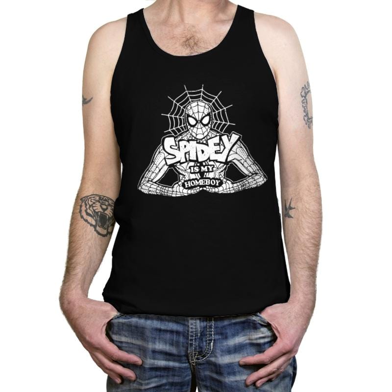 Friendly Neighborhood Homeboy - Tanktop Tanktop RIPT Apparel X-Small / Black